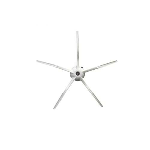 Kompatibel Mit Roborock, S5, S6 Pure, S60, S65, S50, E25, E4 Roboter-Staubsauger, Hauptbürstenabdeckung, Wischrad, Seitenbürstenfilter(5 Arms White Brush) von ILHAKVYDI