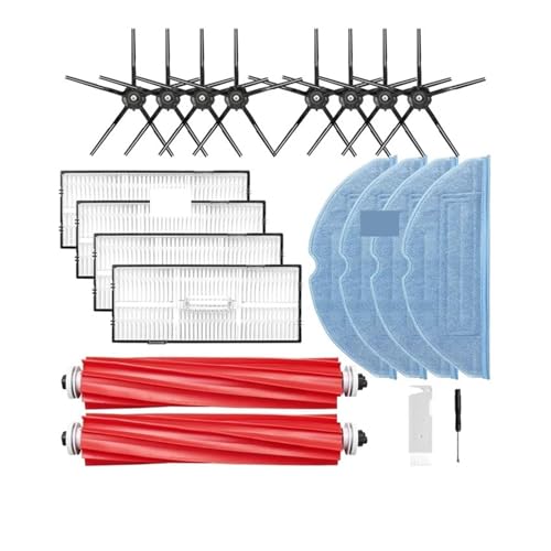 Kompatibel Mit Roborock, S7 +/Maxv/Plus/S Roboter-Staubsauger-Zubehör-Set, Bürstenfilter, Wischmopps Kompatibel Mit Roborock, S7 +/Maxv/Plus/S Roboter-Staubsauger-Zubehör-Set, Bürstenfilter, Wischmopps von ILHAKVYDI