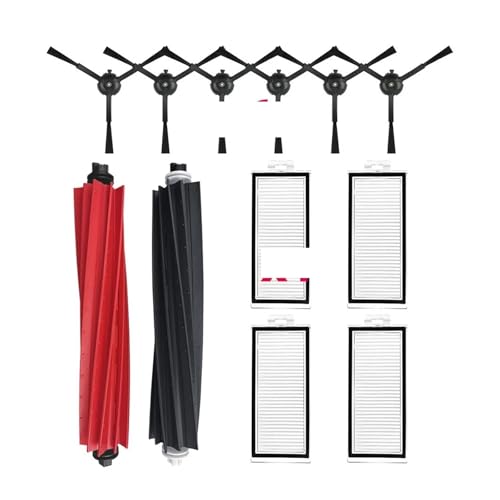 Kompatibel Mit Roborock,Q8 Max/Q8 Max+/Q5 Pro/Q5 Pro+ Staubsauger-Hauptseitenbürste, HEPA-Filter, Mopptücher, Lumpen, Teile(12PCS) von ILHAKVYDI