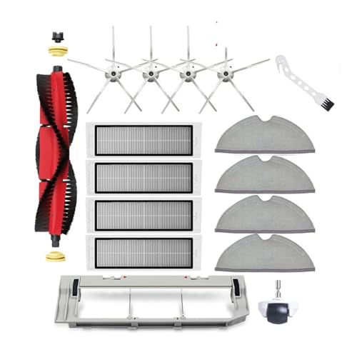 Kompatibel Mit Xiaomi, Kompatibel Mit Roborock, S5 Max S6 S6Maxv Staubsauger-Ersatzkit, Rollenbürstenfilter, Wischtuch, Ersatzteile(16pcs) von ILHAKVYDI