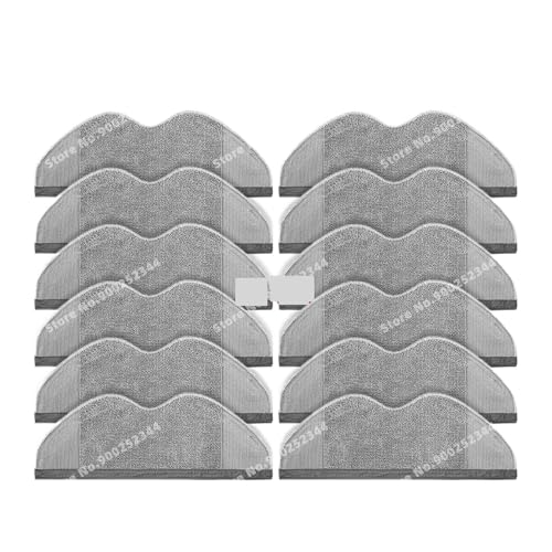 Kompatibel Mit Xiaomi, Roboterstaubsauger E5 C108, Ersatzteile, Zubehör, Seitenbürste, Wischtuchfilter(12mop) von ILHAKVYDI