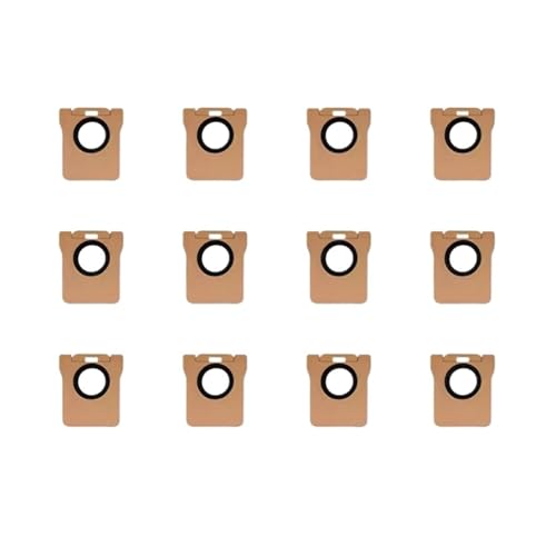 Kompatibel Mit Xiaomi, Roboterstaubsauger X20+, X10+/X20 Plus, X10 Plus, Teile, Rollen, Seitenbürste, Filter, Mopp, Tuch, Staubbeutel, Zubehör(12bag) von ILHAKVYDI