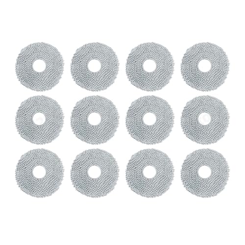 Kompatibel Mit Xiaomi, Roboterstaubsauger X20+, X10+/X20 Plus, X10 Plus, Teile, Rollen, Seitenbürste, Filter, Mopp, Tuch, Staubbeutel, Zubehör(12mop) von ILHAKVYDI
