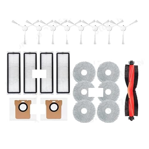 Kompatibel Mit Xiaomi, Roboterstaubsauger X20+, X10+/X20 Plus, X10 Plus, Teile, Rollen, Seitenbürste, Filter, Mopp, Tuch, Staubbeutel, Zubehör(21pcs) von ILHAKVYDI