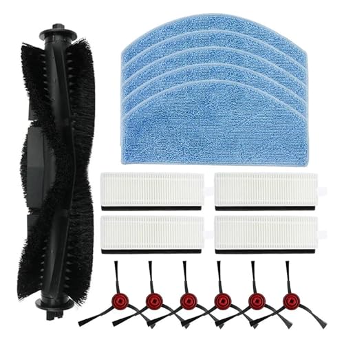 Seitenbürstenfilter-Mopptuch-Set, Kompatibel Mit Laresar, Mars01, Kompatibel Mit Lubluelu, Ersatzteil For Roboterstaubsaugerzubehör(16pcs) von ILHAKVYDI