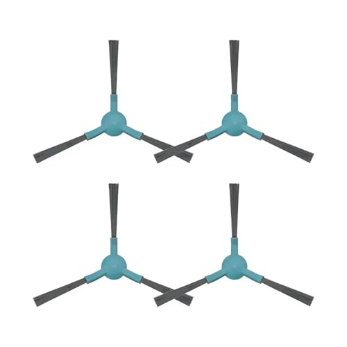 Zubehör For Kehrmaschinen, Seitenbürste, Kompatibel Mit Conga, 2499 Ultra Home Advanced, Ersatz-Roboter-Staubsauger-Ersatzteile(4 PACK) von ILHAKVYDI