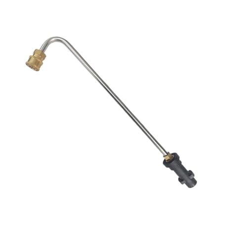 1/4 Zoll Rod Jet Autoreinigung Hochdruck-Wasserpistolenverlängerung, Kompatibel Mit Karcher K2 K3 K4 K5 K6 K7 Mit Düse(COLORLESS) von ILJXPOZB
