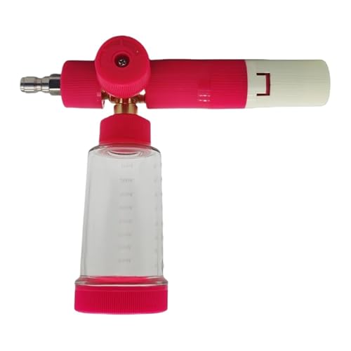 100 Ml Hochdruckreinigerpistole Mit 1/4 Zoll Schnellanschluss Autowaschschaumsprüher Schaumsprühtopf For Reinigen Von Autos Und SUVs(Red) von ILJXPOZB
