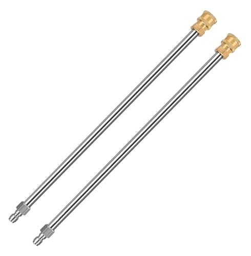 2 Stück 32 Zoll Druck Washer Verlängerung Zauberstab Lance Mit 1/4 Zoll Quick Connect Edelstahl Spray Stange von ILJXPOZB