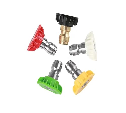 25°/90°/U Hochdruckreiniger-Verlängerungsstab Mit 1/4 Schnellanschlusslanze For Die Autoreinigung – Werkzeug Mit Gebogenem Kopf(5 Nozzles) von ILJXPOZB