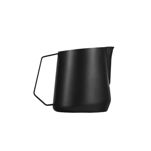 600 Ml Milchaufschäumkrug – Espresso-Kaffeekanne For Milchschaum Und Dampf In Barista-Qualität(Black 600ML) von ILJXPOZB