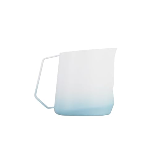 600 Ml Milchaufschäumkrug – Espresso-Kaffeekanne For Milchschaum Und Dampf In Barista-Qualität(Blue 600ML) von ILJXPOZB
