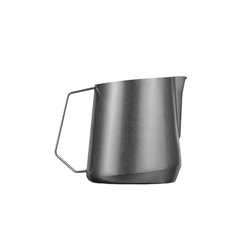 600 Ml Milchaufschäumkrug – Espresso-Kaffeekanne For Milchschaum Und Dampf In Barista-Qualität(Silver Spot 600ML) von ILJXPOZB