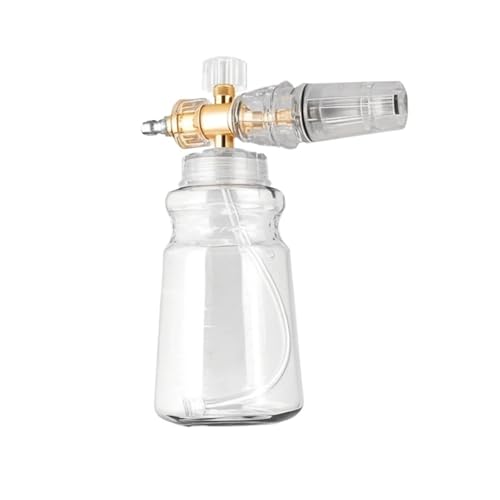 Hochdruck-Schaumsprühflasche Mit Verstellbarer Düse – 360° Drehbarer Autowaschschaumspender Mit 1/4-Zoll-Schnellstecker von ILJXPOZB