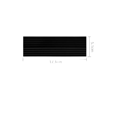 ILJXPOZB Anti-Rutsch-Schwellenwert-Türstufenrampen-Kit for Intelligenten Roboterstaubsauger, Leichte TPE-Rampe for Rollstühle(Black-1pcs) von ILJXPOZB
