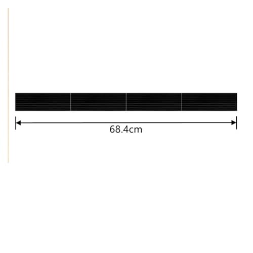 ILJXPOZB Anti-Rutsch-Schwellenwert-Türstufenrampen-Kit for Intelligenten Roboterstaubsauger, Leichte TPE-Rampe for Rollstühle(Black-4pcs) von ILJXPOZB
