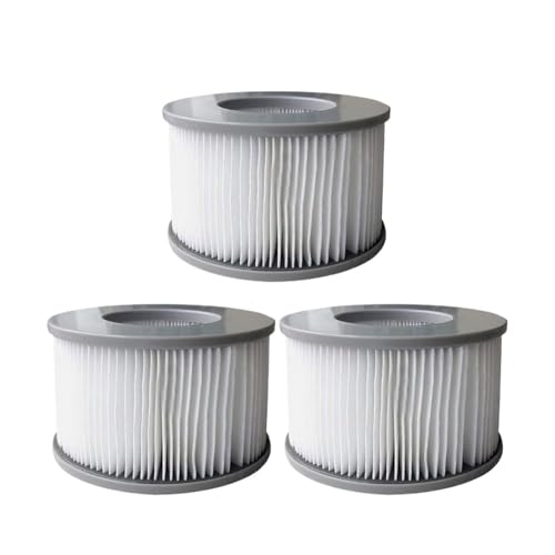 ILJXPOZB Kompatibel Mit MSPA Toskana Schwimmbadfilter – Hocheffiziente Ersatzkartusche(3 Pcs) von ILJXPOZB