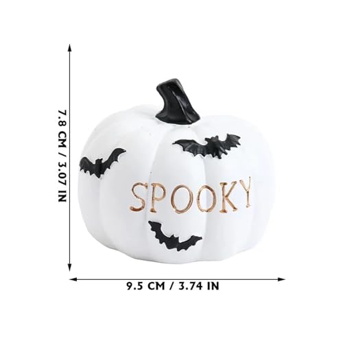 ILJXPOZB Thanksgiving-Kürbis-Set – Herbsternte-Heimdekoration – Harz-Außenornamente for Halloween- Und Thanksgiving-Feiern(Spooky) von ILJXPOZB