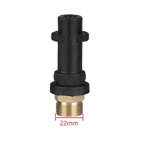 Kompatibel Mit Karcher K2-K7, Kompatiblem Hochdruckreiniger-Zubehör-Set Mit 5 Quick Connect-Sprühdüsen, Schaumkanonen-Adapter ROUE(B) von ILJXPOZB