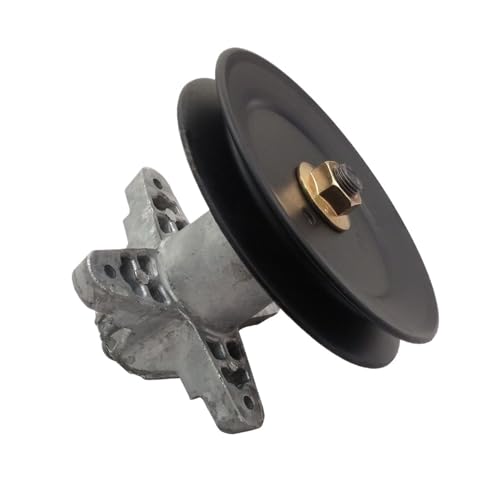 Mähdeckspindel Kompatibel for MTD Cub Cadet Troy Bilt Riemenscheibe Montage 618-0624 918-0624A von ILJXPOZB