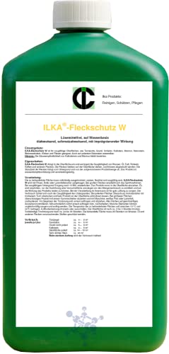 ILKA® - Fleckschutz W Steinimprägnierung | 1ltr | Imprägnierung, Versiegelung und schmutzabweisender Farbvertiefer, für offenporige Natur- und Kunststeine | reinigungsfördernd wasserdampfdurchlässig von ILKA-Chemie