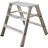 Iller Aluminium Montagebock Arbeitstritt 2x3 Stufen Iller Aluminium Montagebock Arbeitstritt 2x3 Stufen von ILLER LEITER