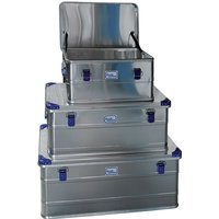 Iller Aluminiumbox 3in1-Set mit 3 Boxen mit Stapelecken und 49-146l Volumen Iller Aluminiumbox 3in1-Set mit 3 Boxen mit Stapelecken und 49-146l Volumen von ILLER LEITER