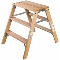 Iller Holz- Gipserbock, beidseitig begehbar mit großer Standfläche 2x3 Stufen und 2,70m AH Iller Holz- Gipserbock, beidseitig begehbar mit großer Standfläche 2x3 Stufen und 2,70m AH von ILLER LEITER