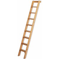 Iller Leiter - Iller Holz-Stufen-Anlegeleiter ergo 9 Stufen von ILLER LEITER