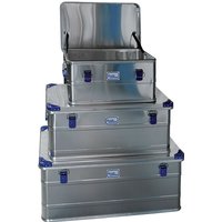 Iller Aluminiumbox 3in1-Set mit 3 Boxen mit Stapelecken und 49-146l Volumen von ILLER LEITER