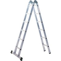 Iller Multifunktions- Klappleiter beidseitig begehbar mit 2x7 Sprossen und 4,95m AH Iller Multifunktions- Klappleiter beidseitig begehbar mit 2x7 Sprossen und 4,95m AH von ILLER LEITER