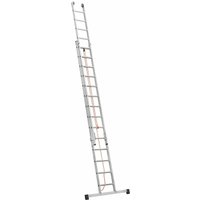 Iller Schiebeleiter in Industriequalität mit Seilzug und Traverse 2x24 Sprossen Iller Schiebeleiter in Industriequalität mit Seilzug und Traverse 2x24 Sprossen von ILLER LEITER