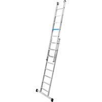 Iller Stufen Schiebeleiter ERGO Plus mit standfester Quertraverse 2x14 Stufen von ILLER LEITER