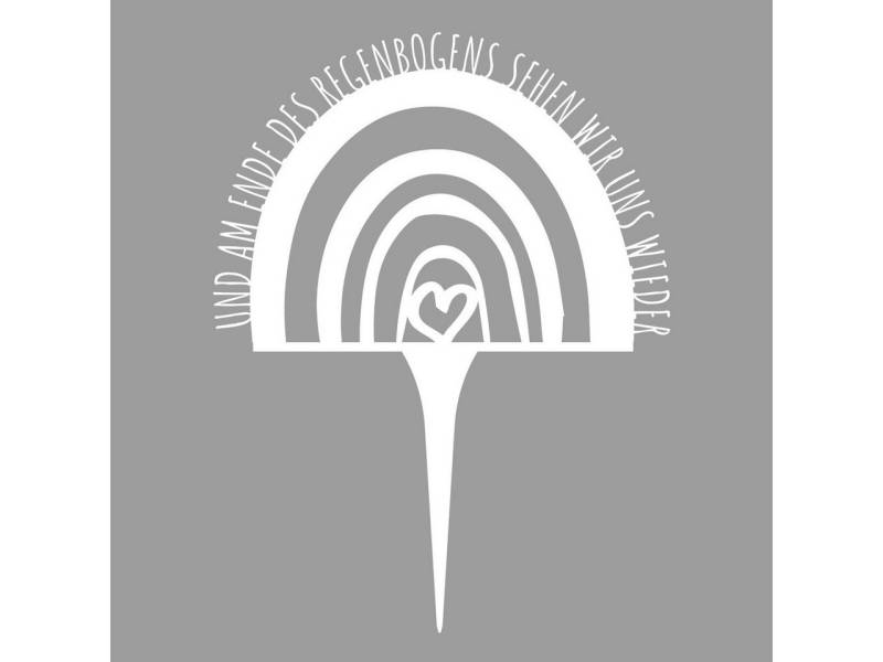 ILLUMINO Deko-Schriftzug Grabstecker Trauerschmuck Grabgesteck Grabschmuck Grabdeko von ILLUMINO