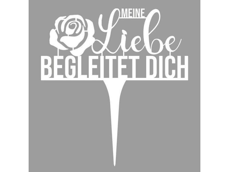 ILLUMINO Deko-Schriftzug Grabstecker Trauerschmuck Grabgesteck Grabschmuck Grabdeko von ILLUMINO