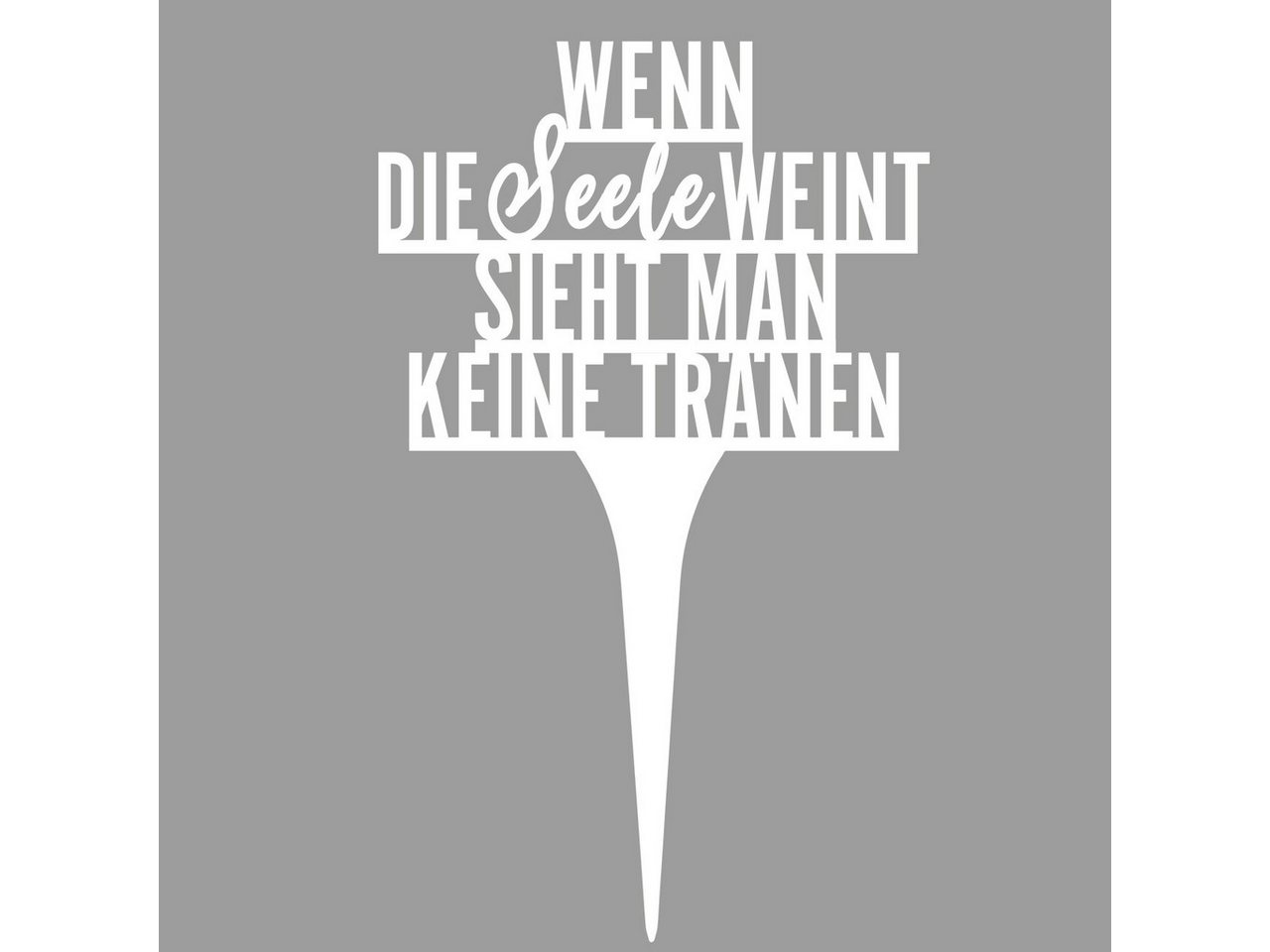 ILLUMINO Deko-Schriftzug Grabstecker Trauerschmuck Grabgesteck Grabschmuck Grabdeko ILLUMINO Deko-Schriftzug Grabstecker Trauerschmuck Grabgesteck Grabschmuck Grabdeko von ILLUMINO