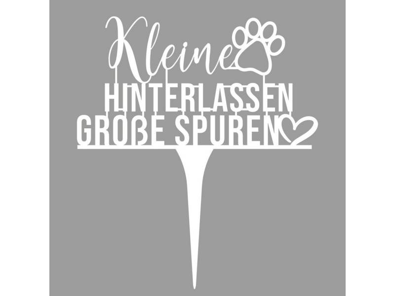 ILLUMINO Deko-Schriftzug Grabstecker Trauerschmuck Grabgesteck Grabschmuck Grabdeko von ILLUMINO