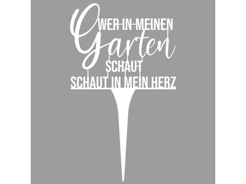 ILLUMINO Gartenstecker Gartenstecker Beetstecker Blumenstecker Gartendeko Terrassen von ILLUMINO
