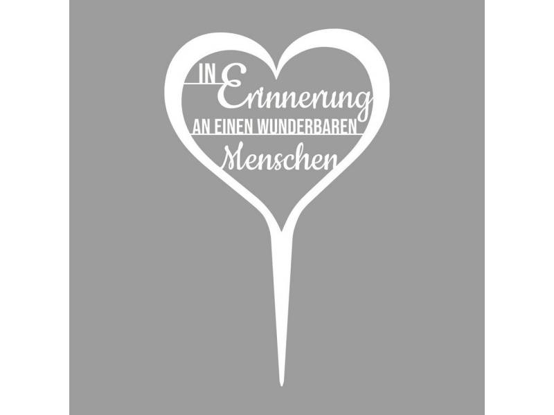ILLUMINO Dekoobjekt Grabstecker Trauerschmuck Grabgesteck Grabschmuck Grabdeko von ILLUMINO