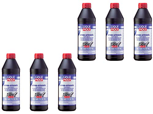 6x Original Liqui Moly 1L Hypoid-Getriebeöl (GL4/5) TDL SAE 75W-90 Gear Oil 1407 von ILODA