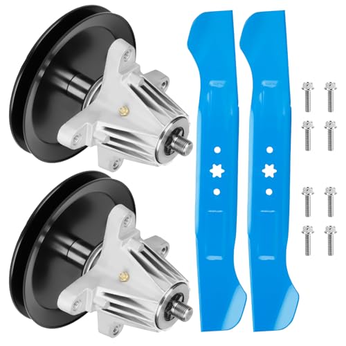 ILONPA Spindelblatt-Umbau-Set für Cub Cadet XT1-LT46 XT2-LX46 116,8 cm MTD T225 T240 T2800 T3100 T8200 T8600 CYT4622SE 618-06977 918-06997 77 91 8-06977A 742-04244 742-04290 942-04244 942-04290 von ILONPA