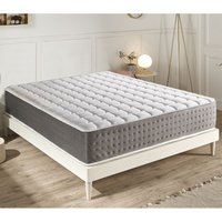 Memory Foam Matratze - Höhe 30 cm - 13 Komfortzonen - 5 cm Memory Gel - Elastisch und nicht verformbar 140x190 von MATERASSIEDOGHE