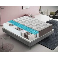 Ilovesleep - Taschenfedermatratze - 13 Komfortzonen - 800 Taschenfedern - Höhe 25 cm - 160x200 von ILOVESLEEP