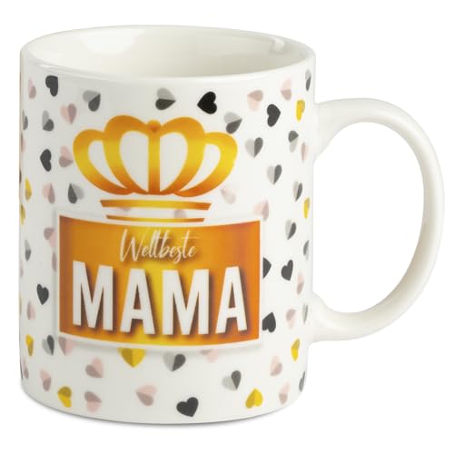 ILP Tasse Weltbeste Mama in liebevoller Geschenkbox - Geschenke für Mama - Kaffeebecher Geschenk für Mama Tasse - Mama Tasse Geschenk - Geschenke für Mütter zum Muttertag - Mutter Tasse von ILP GMBH I LOVE PRODUCTS