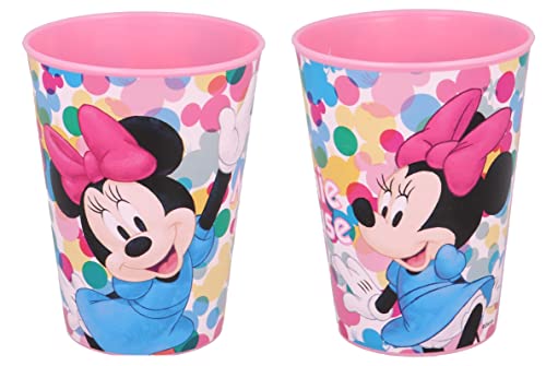 ILS I LOVE SHOPPING 2er-Set Kinderbecher, BPA-freier Kunststoff, Geschenk für Teenager (Minnie) von ILS I LOVE SHOPPING