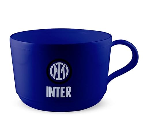 ILS I LOVE SHOPPING Offizieller Becher aus Kunststoff, 360 ml, für die Mikrowelle mit Griff, Fan-Frühstück, BPA-frei, hergestellt in Italien von ILS I LOVE SHOPPING