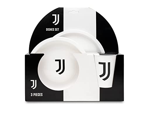 ILS I LOVE SHOPPING Offizielles Geschenkset mit 2 Tellern und Tifoso Glas für Juventus von ILS I LOVE SHOPPING