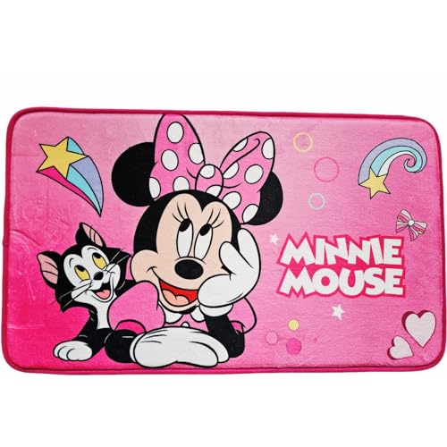 ILS I LOVE SHOPPING Teppich Kinderzimmer Deko Rutschfest Weich Flauschig - Dicke 2cm (für MINNIE MOUSE Mickey Maus) von ILS I LOVE SHOPPING