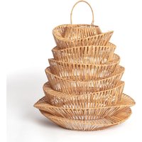 Iluzzia - Lampenschirm für Hängeleuchte Rattan Halima Ø570 mm Natürlich von ILUZZIA