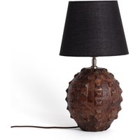 LED Tischlampe aus Holz Samesh II ILUZZIA Schwarz von ILUZZIA